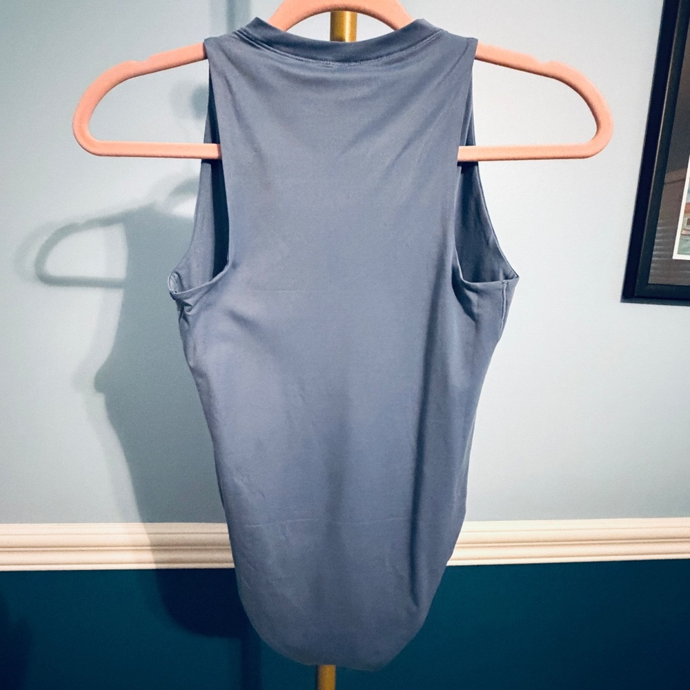 NWT‎ lululemon Nulu High-Neck Sleeveless Bodysuit | Size XS - Oasis Blue - Picture 4 of 6